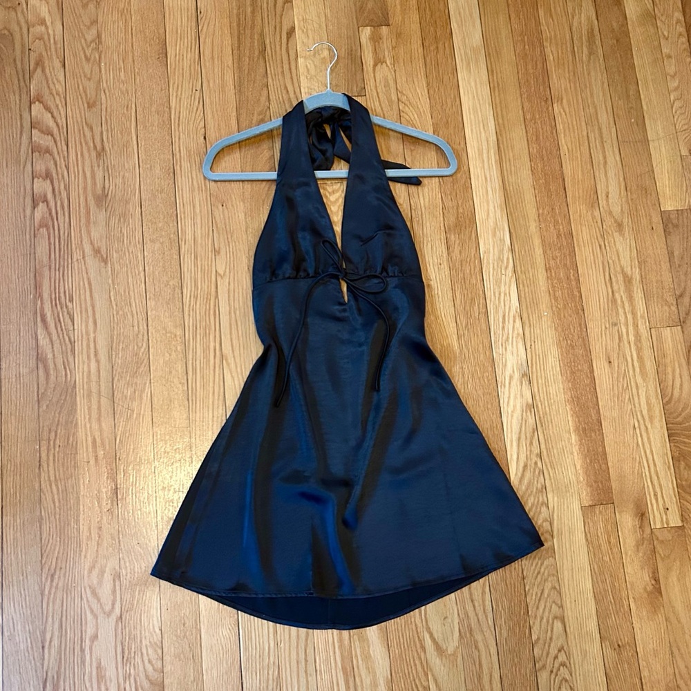 DONATING SOON Black Princess Polly Halter Dress